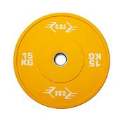 CGE Coloured Olympic Bumper Plates 5kg–25kg - 15kg image