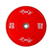 CGE Coloured Olympic Bumper Plates 5kg–25kg - 25kg image