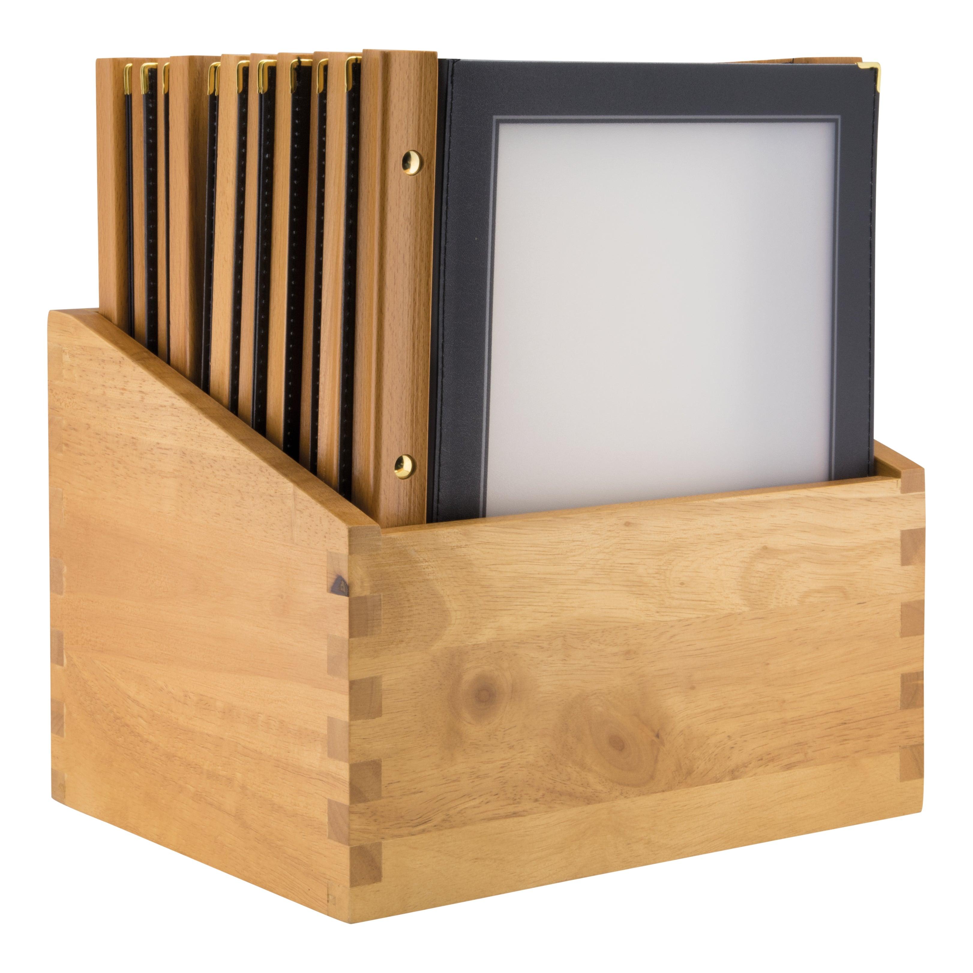 A4 Set of 20 Wood Menus in a box in Dublin | GetLocal Ireland