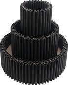 Paper Basket – ESPOSIT Rifuso Set of 3 Black