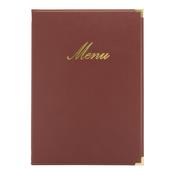 Securit Menu Holders - Classic - Wine Red 34x24x0,5cm - Pack of 10