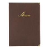 Securit Menu Holders - Classic - Brown 34x24x0,5cm - Pack of 10