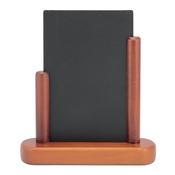 Securit Table Chalkboards - Elegant - Mahogany 17,5x15,5x5cm - Pack of 10 image