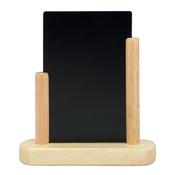 Securit Table Chalkboards - Elegant - Beech 17,5x15,5x5cm - Pack of 10 image
