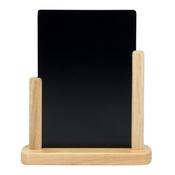Securit Table Chalkboards - Elegant - Beech 23,5x20x6cm - Pack of 6 image