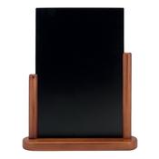 Securit Table Chalkboards - Elegant - Mahogany 32,3x26,5x7,1cm - Pack of 6 image