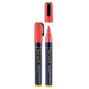 Securit Chalkmarkers - Blister - Red 14,5x1,5x2cm - Pack of 18