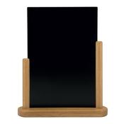 Securit Table Chalkboards - Elegant - Teak 32,3x27x7,1cm - Pack of 6 image