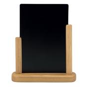 Securit Table Chalkboards - Elegant - Teak 23,3x20x6cm - Pack of 6