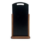Securit Table Chalkboards - Elegant Handle - Dark Brown 47x26x7cm - Pack of 5
