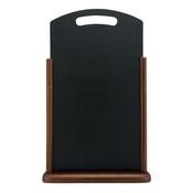 Securit Table Chalkboards - Elegant Handle - Dark Brown 54x35x7cm - Pack of 5