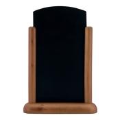 Securit Table Chalkboards - Elegant Top - Dark Brown 29,7x20,2x6cm - Pack of 6