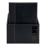 Securit Menu Holders - Boxes Trendy - Black 35,2x27,9x19,7cm - Pack of 2