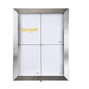 Securit Information Displays - Stainless Steel - Stainless Steel 69,5x52,3x6,5cm image