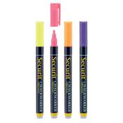 Securit Chalkmarkers - Blister - Assorted Colors 14x1x1,5cm - Pack of 12 image