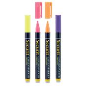 Securit Chalkmarkers - Blister - Assorted Tropical 14x1x1,5cm - Pack of 12