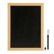 Securit Wall Chalkboards - Woody - Teak 40x30x1cm - Pack of 6 image