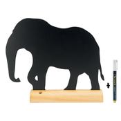 Securit Table Chalkboards - Silhouette Wood - Black 24,5x29x6cm - Pack of 6