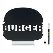 Securit Table Chalkboards - Silhouette Aluminium - Black 25x27,5x6cm - Pack of 6