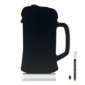 Securit Table Chalkboards - Silhouette Aluminium - Black 34x21,3x6cm - Pack of 6