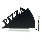 Securit Table Chalkboards - Silhouette Aluminium - Black 24x34x6cm - Pack of 6