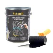 Securit Chalkboard Paint - Black 19x14x14cm - Pack of 3 image