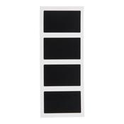 Securit Self Adhesive Chalkboard - Stickers - Black 4,7x8x0,004cm - Pack of 12