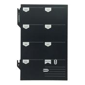 Securit Wall Chalkboards - Planner - Black 44,9x30x0,3cm - Pack of 6