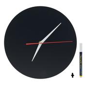 Securit Wall Chalkboards - Clock - Black 27x27x2,5cm - Pack of 6