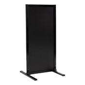 Securit Pavement Stand - Woody - Black 120x56x60cm