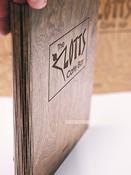 20 x Wood Menu 20x40cm