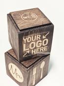NFC Enabled Block 3 sides Stained &amp; Branded