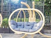 Royal Wood Hanging Chair &amp; Frame Set image
