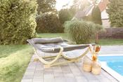 Lounge Bed – XXL Floating Garden Lounger with FSC® Wooden Frame