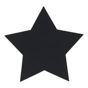 Securit Wall Chalkboards - Silhouette Stars Wall Chalkboard in Black 29x32x0,3cm - 6 x Set of 2