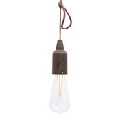 Securit Lighting - Wireless Hanging Parasol Lamp Copenhagen - Brown - Pack of 6 image