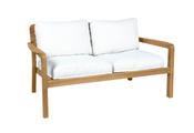 LODGE Solid Teak 2-Seater Outdoor Sofa