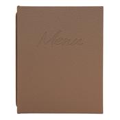 Securit Menu Holders - Signature Menu Holder A5 in Brown 18x22,5x2cm - Pack of 10 image