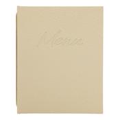 Securit Menu Holders - Signature Menu Holder A5 in Beige 18x22,5x2cm - Pack of 10 image