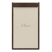 Securit Menu Holders - Signature Clipboard A45 in Walnut 18,5x32x1,5cm - Pack of 10