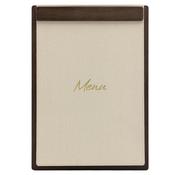 Securit Menu Holders - Signature Clipboard A4 in Walnut 23x32x1,5cm - Pack of 10