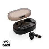 Light up logo TWS earbuds in charging case image