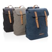 Canvas laptop backpack PVC free image