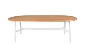 SO'O Oval  220 x 9 Oak Table 8 Seater