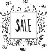Securit Chalkmarkers - Window Stencils - A2 Sign Window Designs - White - Pack of 6