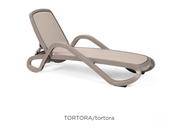 Alfa Sun Lounger Stackable Outdoor Recliner with Armrests image