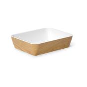 Buffet Bowl GN 1/2 325×265×80mm – Panama White (Fine Dine) image