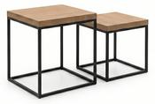 Cube Solid Oak Coffee Table | Nesting Oak Coffee Table Ireland image