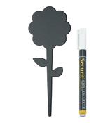 Flower Chalkboard Tag - Pack of 30