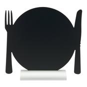 Plate Chalkboard. Pack of 6.